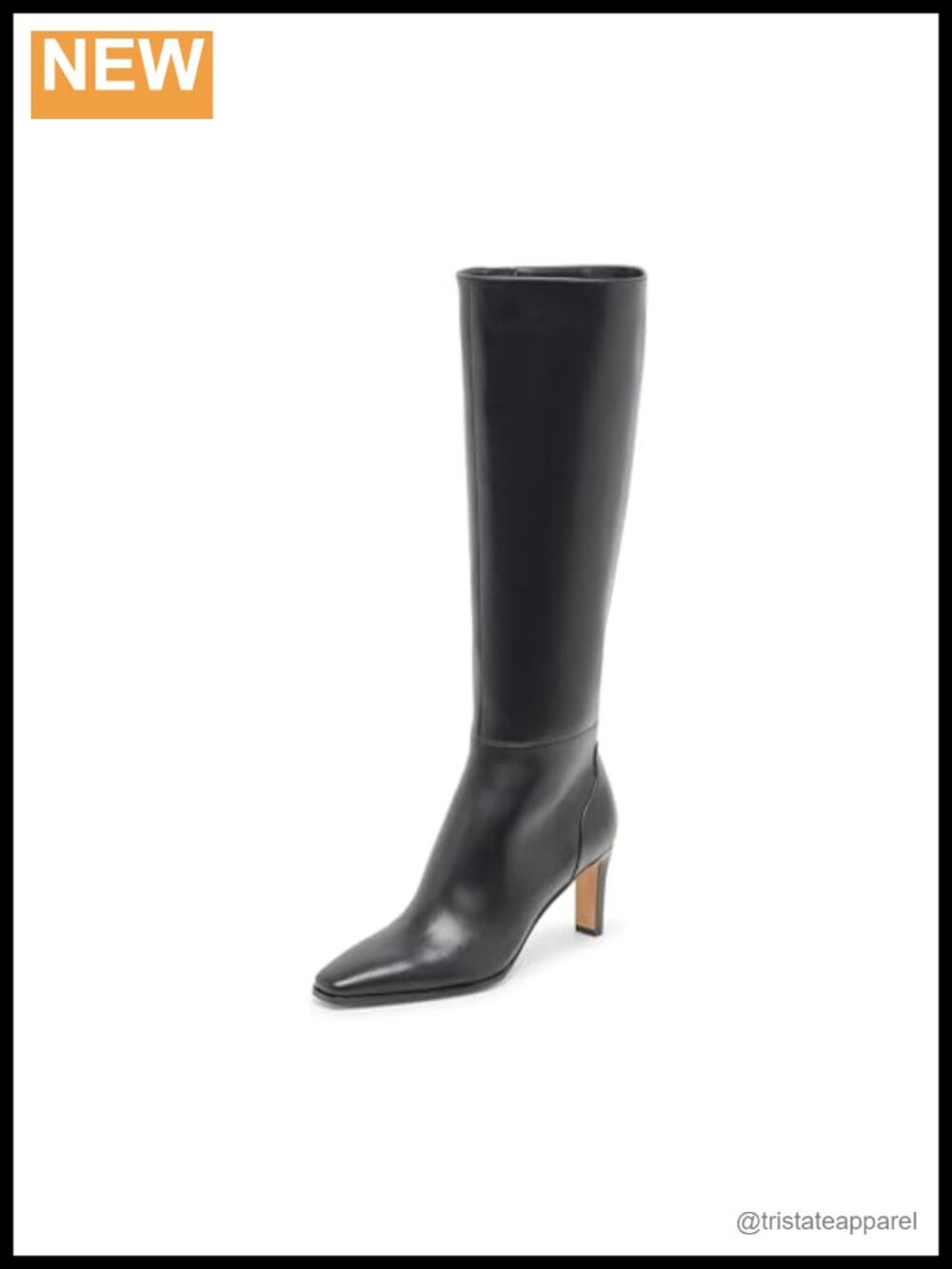Dolce Vita Emmi Calf High Chelsea Boot, Leather Stiletto Heel